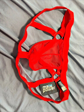 male power Mesh Strappy Ring Jock Red (7)